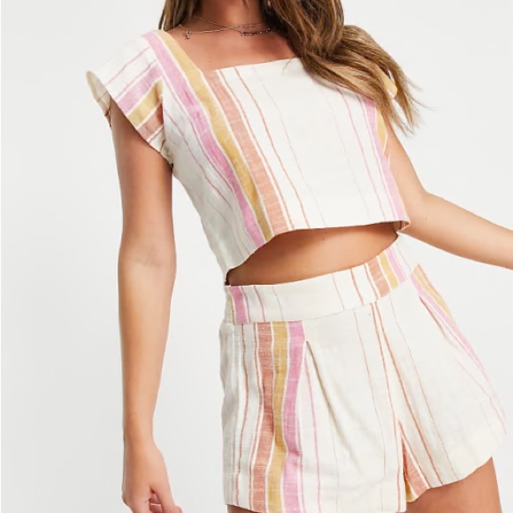 Rip Curl Multicolor Striped Set